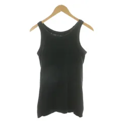 NUMBERNINE 編み込みタンクトップ黒サイズ3 NUMBERNINE 編み込みタンク