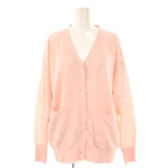 スピック&スパン Spick&Span 25SS コットンハイゲージカーディガン ニット 長袖 ピンク /HK ■OS