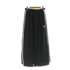 アディダス adidas W SE KN 3ST SKIRT ジャージスカート ロング フレア S ブラック IA5239 /MY ■OS ■SH
