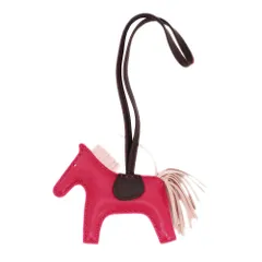 【天白】エルメス ロデオPM バッグチャーム フランボワーズ サクラ ルージュセリエ Z刻印 アニョーミロ 小物