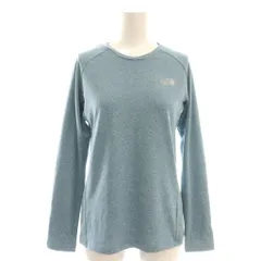 ザノースフェイス THE NORTH FACE ロングスリーブGTDメランジクルー トップ カットソー 長袖 M 青 ブルー /AT ■OS