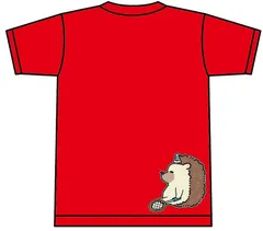 YONEX ドライTシャツ ソフトテニス【ハリネズミ】【遠くを見つめて ひとやすみ】【16500】 レッド