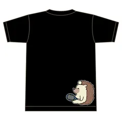 YONEX ドライTシャツ ソフトテニス【ハリネズミ】【遠くを見つめて ひとやすみ】【16500】 ブラック