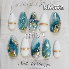 オーダー　ニュアンスネイル　ミラー　マグネット　キルティング　ネイルチップ　ジェルネイル　カラー変更無料