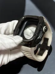 49mm ステンレスケース　ウルトラ アップルウォッチ　カバー　ケース　Apple Watchラバーバンドベルト　ultra 701