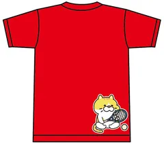 YONEX ドライTシャツ ソフトテニス【トラ猫 ひとやすみ】【16500】 レッド