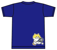 YONEX ドライTシャツ ソフトテニス【トラ猫 ひとやすみ】【16500】 ネイビー