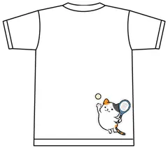 YONEX ドライTシャツ ソフトテニス【猫 ソフテニ ジャンプ】【16500】 ホワイト