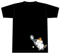 YONEX ドライTシャツ ソフトテニス【猫 フォアハンド】【16500】 ブラック