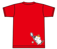 YONEX ドライTシャツ ソフトテニス【猫 フォアハンド】【16500】 レッド