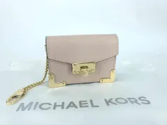 マイケルコース キンバリー アコーディオン カードホルダー ミニ カード財布 ピンク