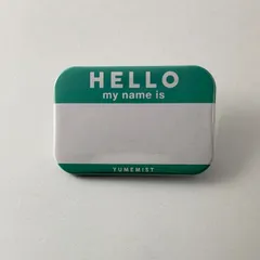 HELLO my name is 缶バッジ