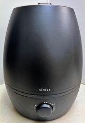 ◆Siroca 超音波加湿器 ブラック 〜6畳 SD-C113