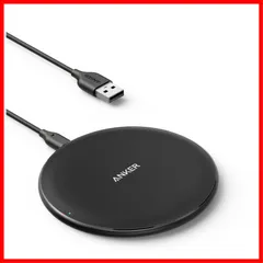 【特価商品】Galaxy 14シリーズ / AirPods 15シリーズ iPhone 各種対応 Qi認証 ワイヤレス充電器 最大10W出力 Pad 10 (ブラック) PowerWave Anker