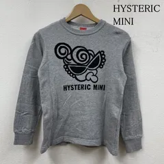 HYSTERIC MINI ヒステリック ミニ トレーナー 長袖 キッズ スウェット シャツ トレーナー ロゴ フェイス 両面プリント クルーネック 子供服