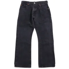 00s Levi's リーバイス 517 後染めブラック サルファブラック W32 L30 black  黒 フレアデニム ブーツカットデニム