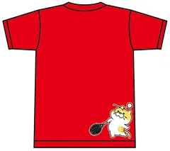 YONEX(ヨネックス) Tシャツ ドライ 半袖 ソフトテニス【トラ猫】【空振り】【16500】練習用 練習着 レッド