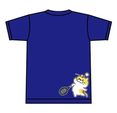 YONEX(ヨネックス) Tシャツ ドライ 半袖 ソフトテニス【トラ猫】【空振り】【16500】練習用 練習着 ネイビー