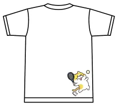 YONEX(ヨネックス) Tシャツ ドライ 半袖 ソフトテニス【トラ猫】【ジャンプ】【16500】練習用 練習着 ホワイト