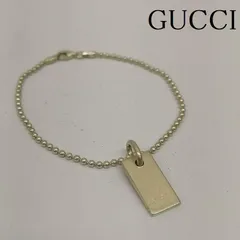 GUCCI グッチ アクセサリー ブレスレット、バングル プレート ボールチェーン シルバー ブレスレット SV925