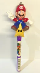 三菱鉛筆 鉛筆付ボールチェーン スーパーマリオ64 スター乗り