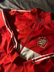 必須アイテム 95size) adidas アディダス チェコ レッド ジャージ