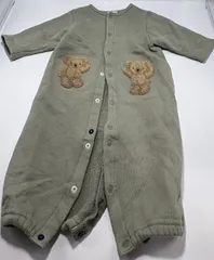 【新入荷!!】☆組み合わせで10%off☆ プティマイン ベビー長袖ロンパース 50～70cm(762)