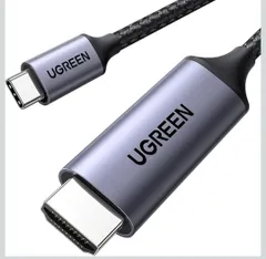 ★UGREEN USB Type C HDMI 変換ケーブル 2M 4K@60Hz USB C HDMI 変換 【単方向通信】【DP Altモードを含むUSB-Cだけ対応】 2M