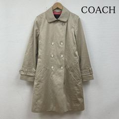 美品 COACH コーチ F33970 ショート丈 トレンチコート ジャケット