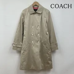 COACH コーチ コート トレンチコート トレンチ コート ジャケット ブルゾン ボタン 裏地 シグネチャー ステンカラー