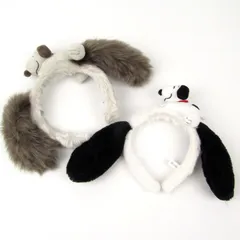 ユニバーサルスタジオジャパン カチューシャ 2点セット スヌーピー グッズ まとめて レディース USJ 【中古】