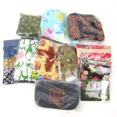 ポーチ・巾着・マルチケースなど 13点セット 未使用 和柄 まとめて 大量 外装ダメージ有 レディース