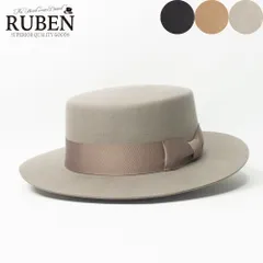 RUBEN ロングブリム フェルトウールハット