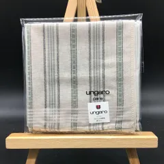 ungaro PARIS ハンカチーフ チェック柄 55×55cm グレー
