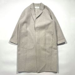 未使用級 IENA イエナ リングツイード ボトルネック コート ブラック