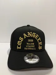 Newera ロサンゼルスドジャース シュガースカル 9forty A-FRAME スナップバックキャップ ブラックカラー