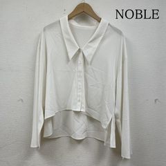 ✨極美品✨NOBLE 2024ss フォギーシアーボリュームブラウス ノーブル