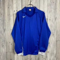 NIKE ナイキ 襟付き ストライプ ユニフォーム サッカー シャツ M