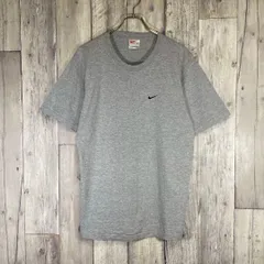 OLD NIKE 90s ナイキ スウォッシュ ロゴ 刺繍 半袖 Tシャツ S