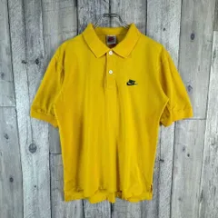 OLD NIKE 90s ナイキ ブラジルカラー 半袖 ポロ シャツ M