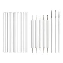 新品 塗り絵 製図 石 陶芸工具セット アート用品 点線ツール 曼荼羅 岩絵 曼荼羅 ネイルドッティング ドット絵道具 ペンドットツール 図面 16本セット マンダラドットツール 粘土陶芸、色塗り、描画、ネイルアートペイント用 DanYun