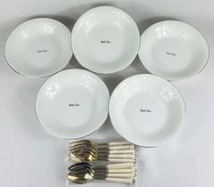 excellent china by YAMAGO カレー皿&スプーン 5セット - メルカリ