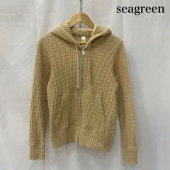 Seagreen シーグリーン パーカー 長袖 BIG WAFFLE HOODIE ベージュ サイズ:2 日本製 ダブルジップのサムネイル