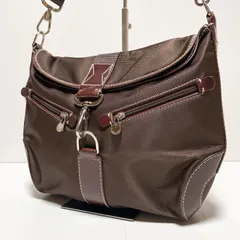 LANCEL ランセル ショルダーバッグ 肩掛け 斜め掛け フラップ ブラウン B355