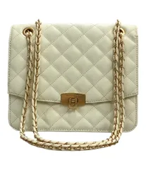 美品 チャールズ＆キース ショルダーバッグ  キルトチェーンストラップバッグ 2WAY 肩掛け 斜め掛け クレシダ レディース CHARLES＆KEITH