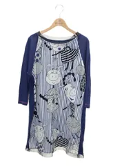 2016年美品 アルベロベロ ブタさんチュール使い半袖コットンチュニック 黄色系 kf432 アルベロベロ（ブランドアルベロベロ）の通販