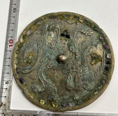は*ま様 銅鏡 銅器 装飾品 和鏡 3点セット - メルカリ