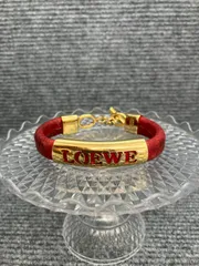 希少 LOEWE ロエベ ブレスレット チェーン レザー 希少 LOEWE ロエベ ブレスレット チェーン レザー