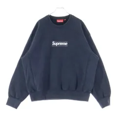 SUPREME (シュプリーム) 25SS Washed Box Logo Crewneck ウォッシュド加工 ボックスロゴ クルーネックスウェットトレーナー ブラック