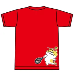 YONEX(ヨネックス) Tシャツ ドライ 半袖 テニス 硬式テニス【トラ猫】【空振り】【16500】練習用 練習着 レッド